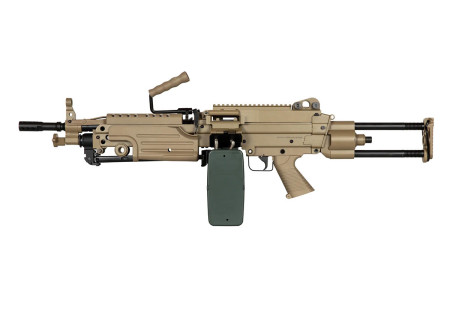 Fusil M249 PARA EDGE 2500 BBs TYPE FN HERSTAL FULL METAL SPECNA ARMS TAN