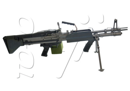 Fusil M60 MK43 3500 BBs FULL METAL BLACK A&K