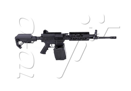 Fusil LMG CM16 LONGUE FULL METAL 2500 BBs BLACK AEG GOLDEN EAGLE