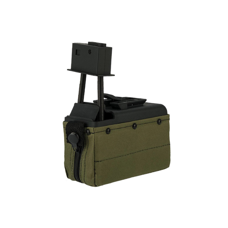 Chargeur FN HERSTAL M249 MINI AMMO BOX 1500 billes GREEN A&K