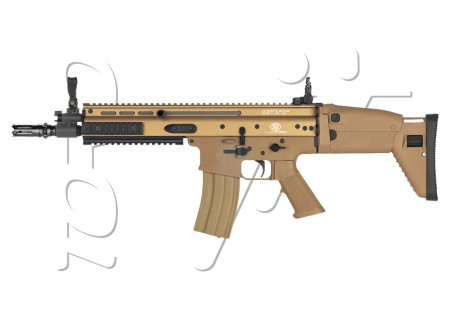 Fusil FN HERSTAL SCAR-L METAL DARK EARTH AEG 350 BBs CYBERGUN