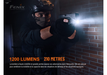 Lampe tactique FENIX GL19R 1200 LUMENS