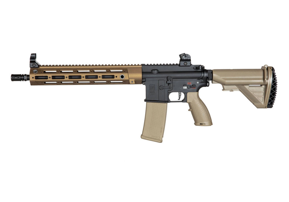 Fusil HK416 SA-H22 EDGE 2.0 LONG FULL METAL PICATINNY/M-LOCK GATE ASTER CHAOS BRONZE BLACK TAN SPECNA ARMS