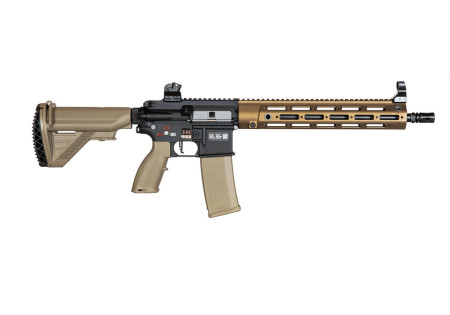 Fusil HK416 SA-H22 EDGE 2.0 LONG FULL METAL PICATINNY/M-LOCK GATE ASTER CHAOS BRONZE BLACK TAN SPECNA ARMS