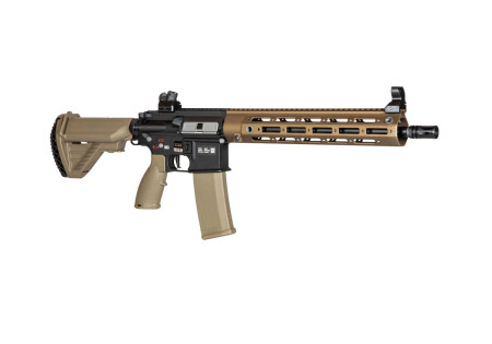 Fusil HK416 SA-H22 EDGE 2.0 LONG FULL METAL PICATINNY/M-LOCK GATE ASTER CHAOS BRONZE BLACK TAN SPECNA ARMS