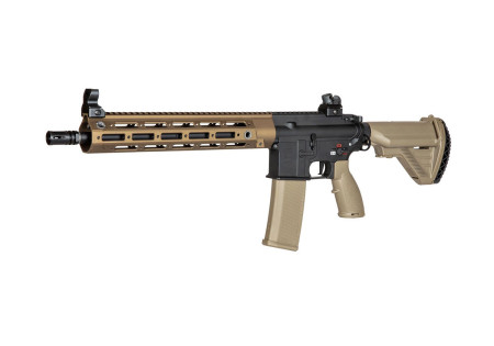 Fusil HK416 SA-H22 EDGE 2.0 LONG FULL METAL PICATINNY/M-LOCK GATE ASTER CHAOS BRONZE BLACK TAN SPECNA ARMS