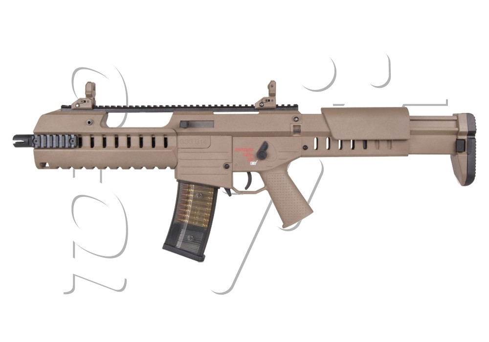 Fusil HK G36 G14 BLOWBACK FULL AUTO 45BBs GSG AEG TAN