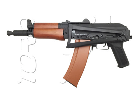 Fusil AKS74U FULL METAL ET BOIS FOLDING 430 BBs KALASHNIKOV