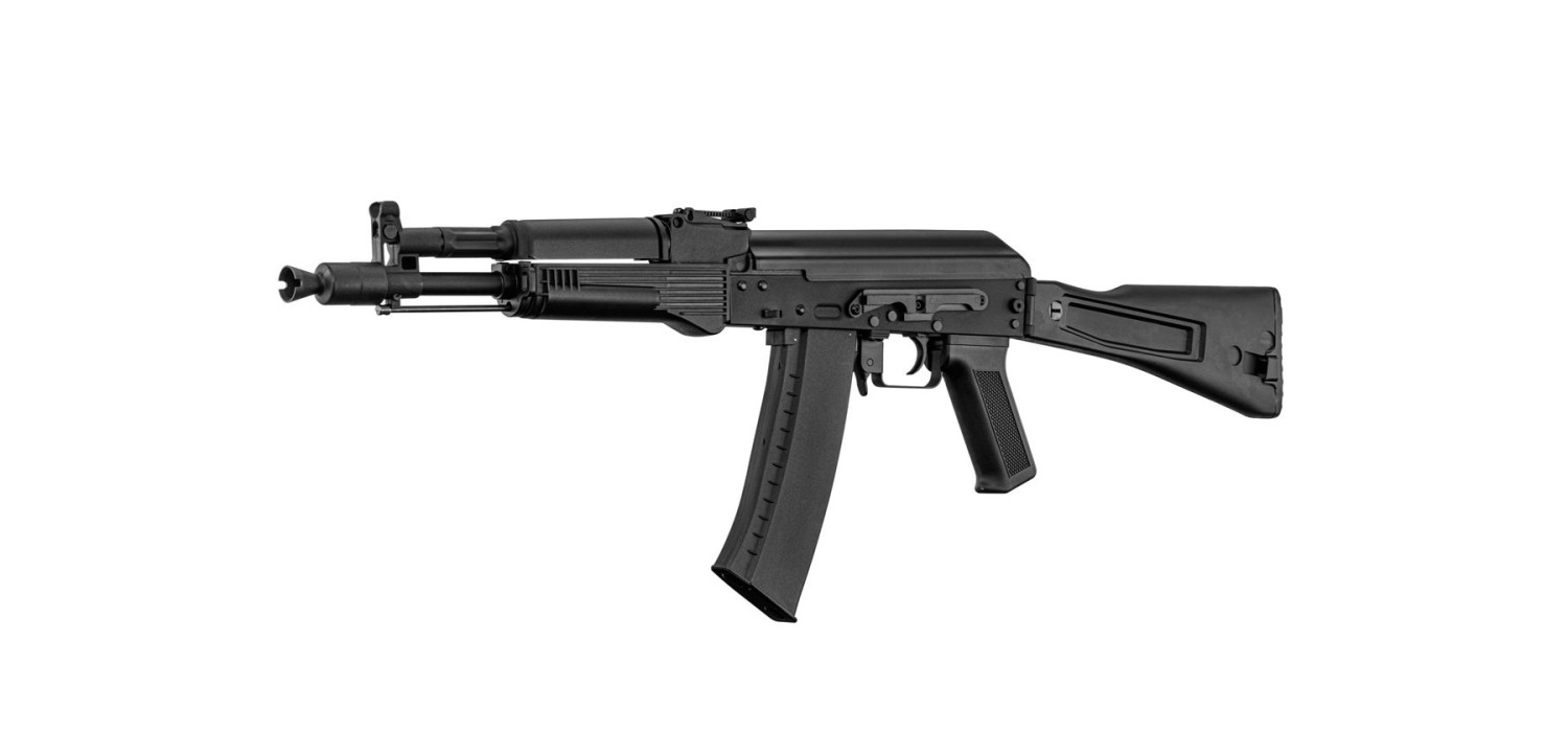 Fusil AK104 KR104 METAL ABS CROSSE PLEINE AEG LANCER TACTICAL