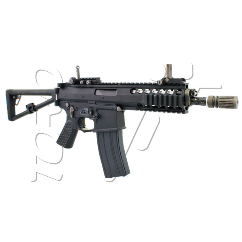 Fusil KAC PDW 8" FULL METAL GBBR GAZ WE BLACK