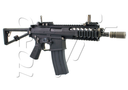 Fusil KAC PDW 8" FULL METAL GBBR GAZ WE BLACK