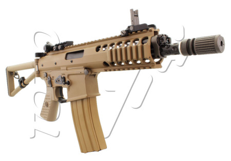 Fusil KAC PDW 8" FULL METAL GBBR GAZ WE TAN