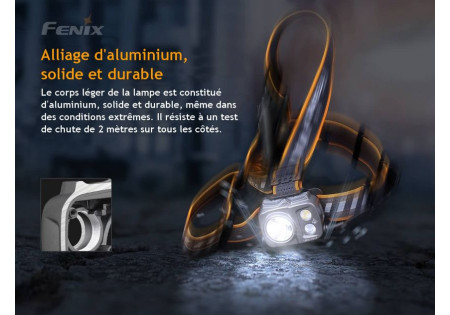 Lampe frontale FENIX HP25R 1600 LUMENS