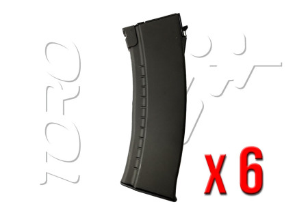 Chargeur AKS74U AK47 ABS 500 BBs BLACK X6