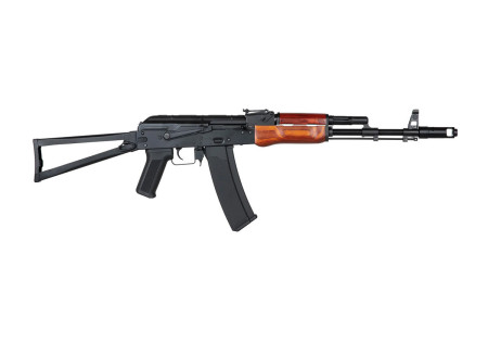 Fusil AK47 SA-J04 EDGE 2.0 FULL METAL BOIS CROSSE AJOUREE PLIABLE BLACK SPECNA ARMS