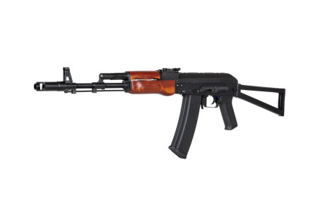 Fusil AK47 SA-J04 EDGE 2.0 FULL METAL BOIS CROSSE AJOUREE PLIABLE BLACK SPECNA ARMS