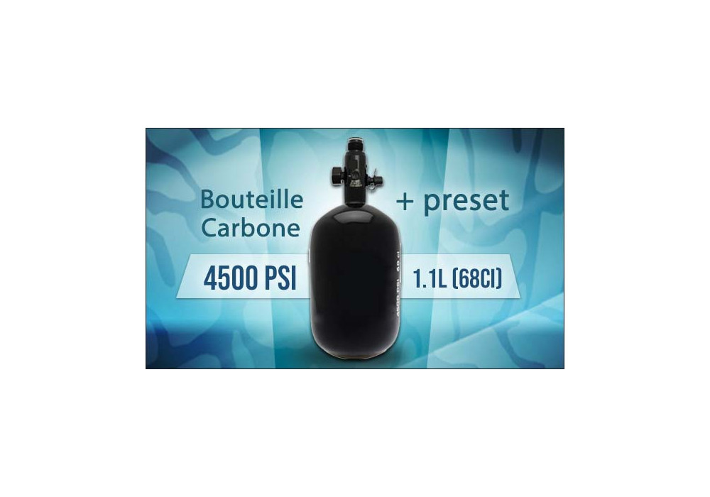 Pack 1.1L CARBONE 4500 PSI 1ER PRIX