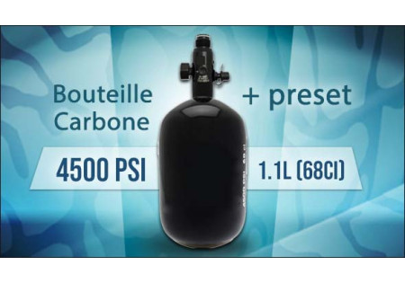 Pack 1.1L CARBONE 4500 PSI 1ER PRIX