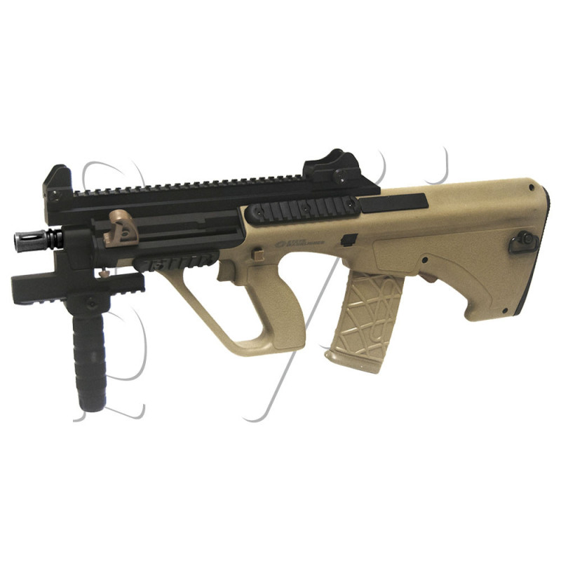 Fusil STEYR AUG A3 XS COMMANDO AEG TAN