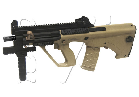 Fusil STEYR AUG A3 XS COMMANDO AEG TAN