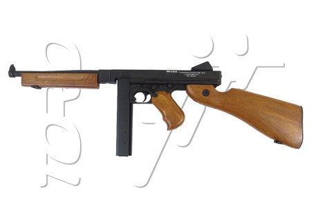 Fusil THOMPSON M1A1 MILITARY METAL IMMITATION BOIS AEG CYBERGUN