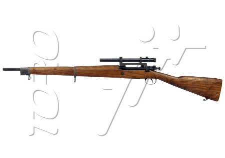 Fusil SPRINGFIELD GM1903 A4 FULL METAL REAL WOOD CO2 WW2 G&G ARMAMENT