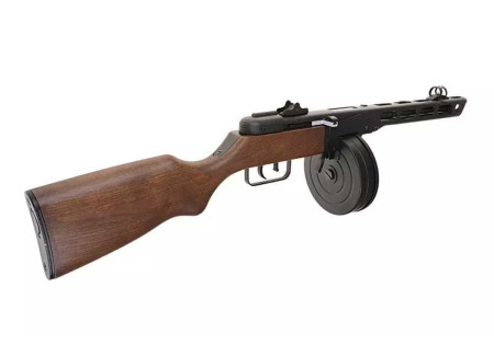 Fusil PPSH 41 BLOWBACK METAL IMITATION BOIS AEG WW2 SNOW WOLF