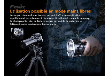 Lampe tactique FENIX LR50R 12000 LUMENS