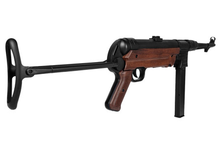 Fusil MP40 SCHMEISSER GAZ FULL METAL BAKELITE GBBR CO2 BLACK WW2 CYBERGUN