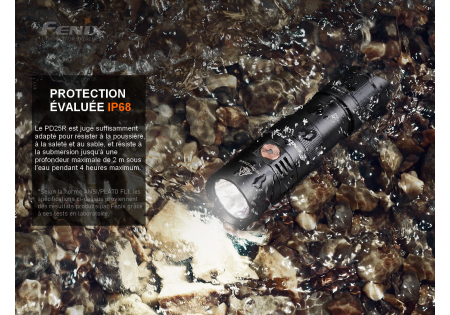 Lampe tactique FENIX PD25R 800 LUMENS