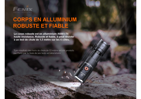 Lampe tactique FENIX PD25R 800 LUMENS