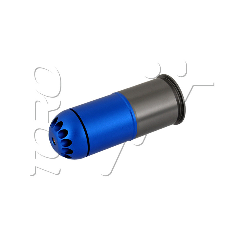 Grenade ogive DIAM 40mm AIRSOFT 120 BILLES BLUE GREY CASTELLAN