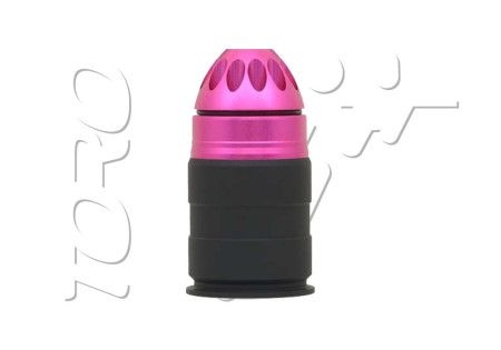 Grenade ogive DIAM 40mm AIRSOFT 60 BILLES PINK BLACK BATTLE AXE