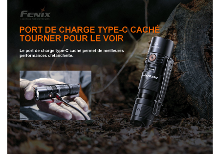 Lampe tactique FENIX PD25R 800 LUMENS