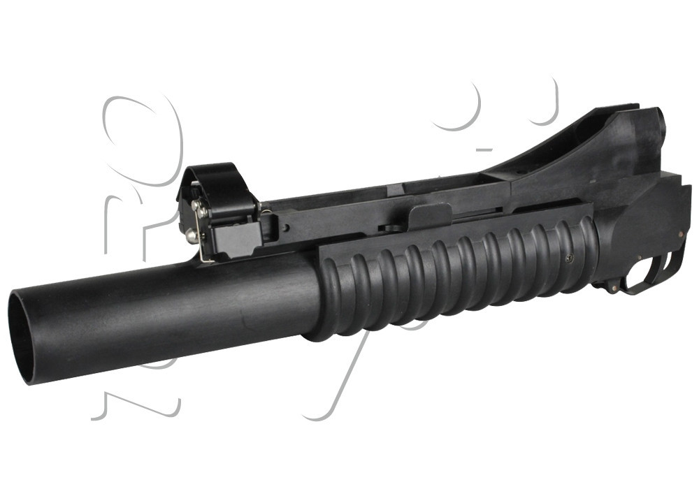 Lance-grenade A FIXER M203 DIAM 40mm LONG ABS 3 FIXATIONS BLACK S&T