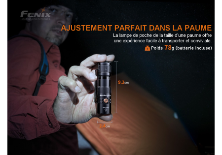 Lampe tactique FENIX PD25R 800 LUMENS