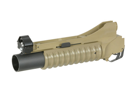 Lance-grenade A FIXER M203 DIAM 40mm COURT 9" ABS 3 FIXATIONS TAN S&T