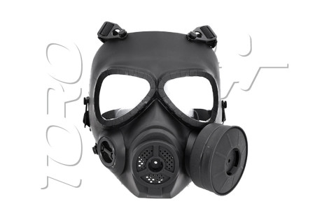 Masque déguisement NBC ALERTE GAZ BLACK