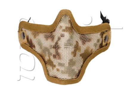 Grille de protection métal BAS DU VISAGE DOUBLE STRAP NORMES CE SWISS ARMS DIGITAL DESERT