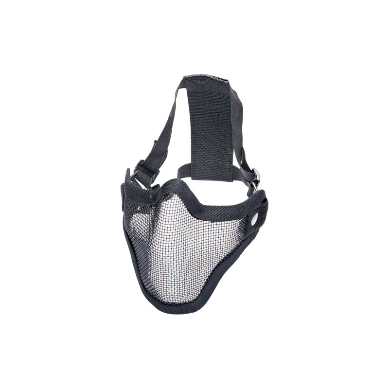 Grille de protection métal BAS DU VISAGE DOUBLE STRAP NORMES CE BLACK ASG