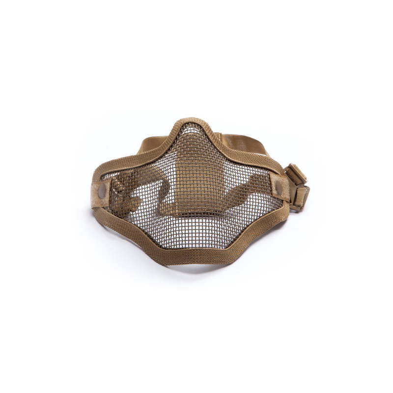 Grille de protection métal BAS DU VISAGE DOUBLE STRAP NORMES CE TAN ASG