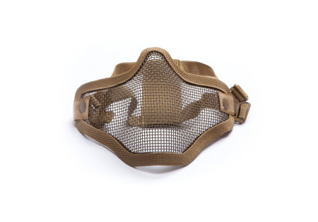 Grille de protection métal BAS DU VISAGE DOUBLE STRAP NORMES CE TAN ASG