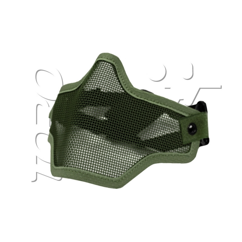 Grille de protection métal BAS DU VISAGE DOUBLE STRAP NORMES CE EMERSON OLIVE