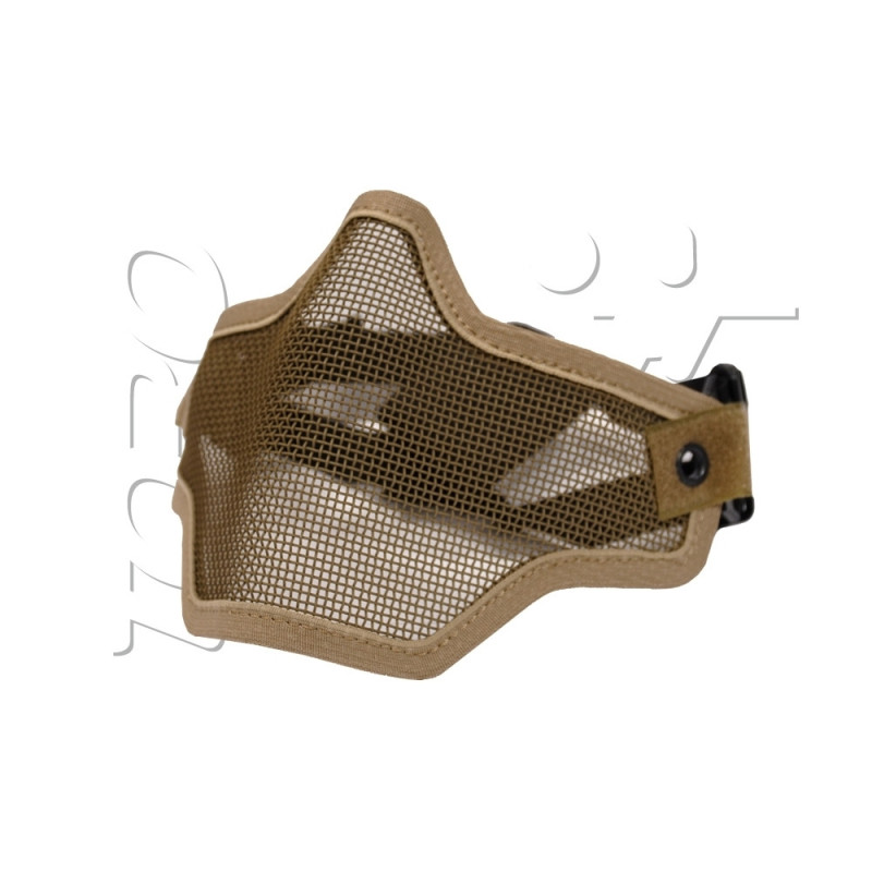 Grille de protection métal BAS DU VISAGE DOUBLE STRAP NORMES CE EMERSON TAN