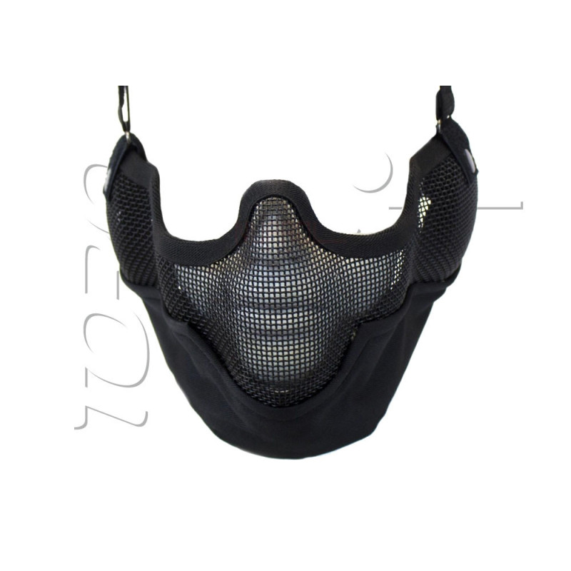 Grille de protection métal BAS DU VISAGE + OREILLES NUPROL BLACK