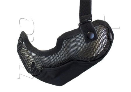 Grille de protection métal BAS DU VISAGE + OREILLES NUPROL BLACK