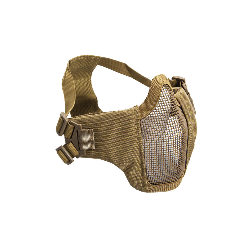 Grille de protection métal BAS DU VISAGE DOUBLE STRAP NORMES CE ASG TAN