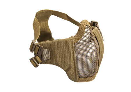 Grille de protection métal BAS DU VISAGE DOUBLE STRAP NORMES CE ASG TAN