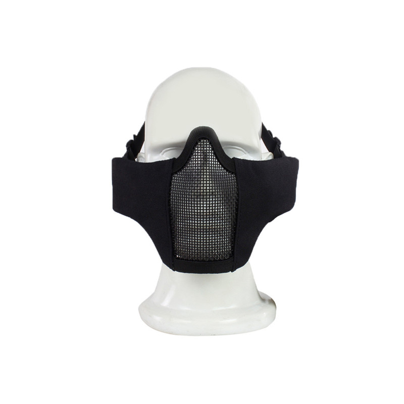 Grille de protection métal STALKER EVO + FIXATION CASQUE NORMES CE BLACK SWISS ARMS