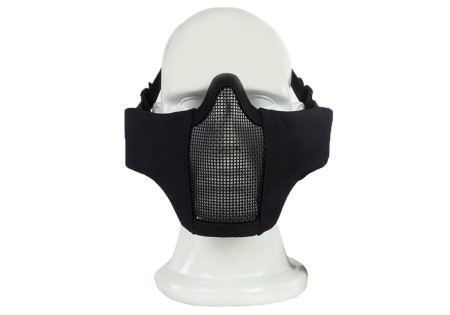 Grille de protection métal STALKER EVO + FIXATION CASQUE NORMES CE BLACK SWISS ARMS